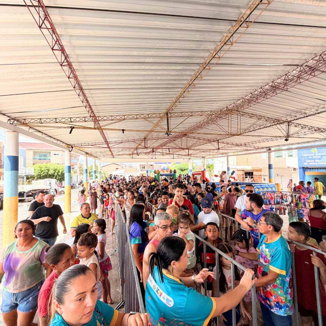 Dia das Crianças reúne famílias em manhã de diversão em Pacujá
