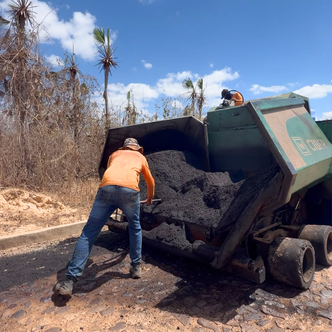 Obra de pavimentação entre Pacujá e Bom Gosto entra em nova etapa