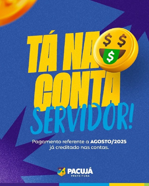 TÁ NA CONTA, SERVIDOR!
