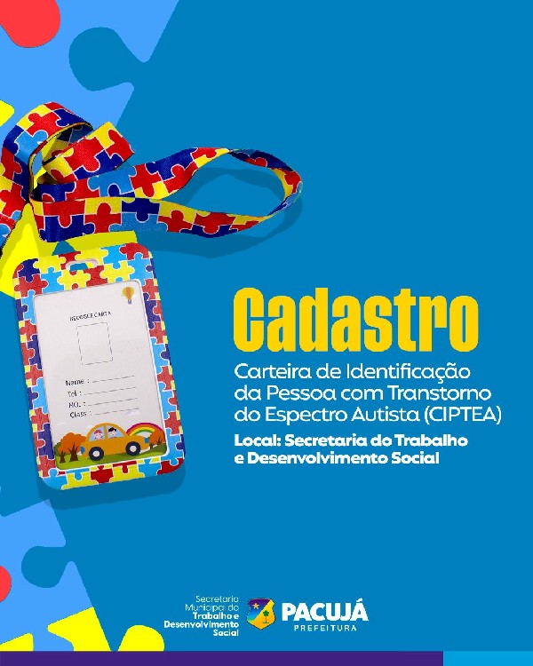 Cadastro para emissão da CIPTEA